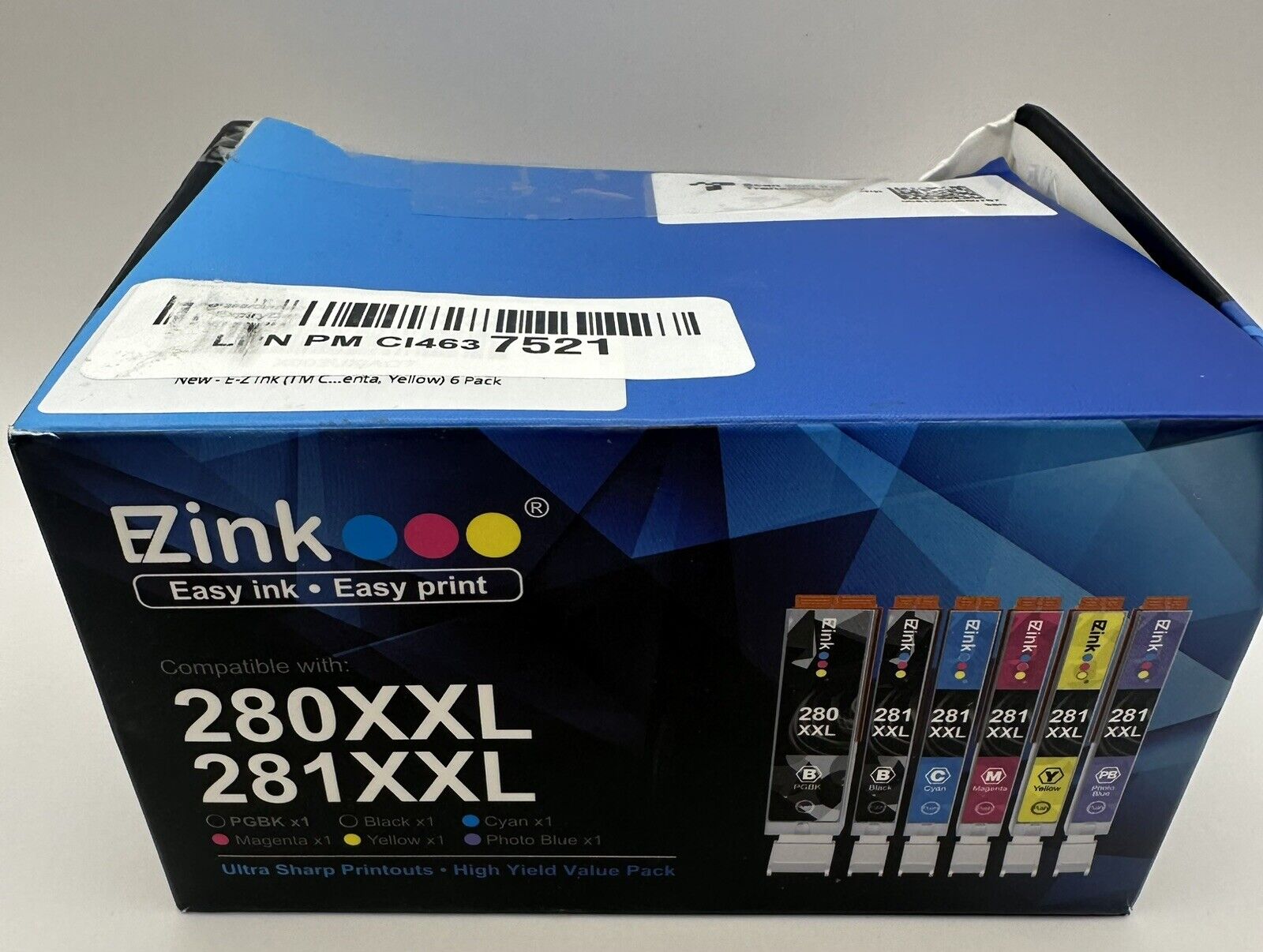 EZInk 280XXL 281XXL Ink Cartridges