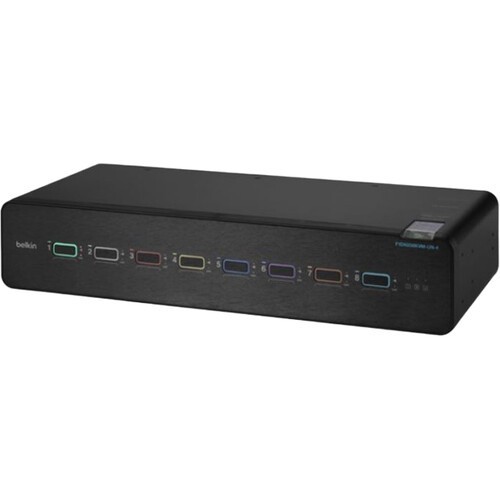 BELKIN | UNIVERSAL 8 PORT DUAL HEAD KVM SWITCH | F1DN208KVM-UN-4 | W/CAC PP4.0