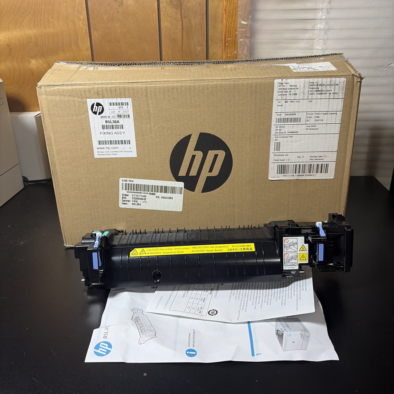 HP B5L36A Color LaserJet Fuser Kit 220V