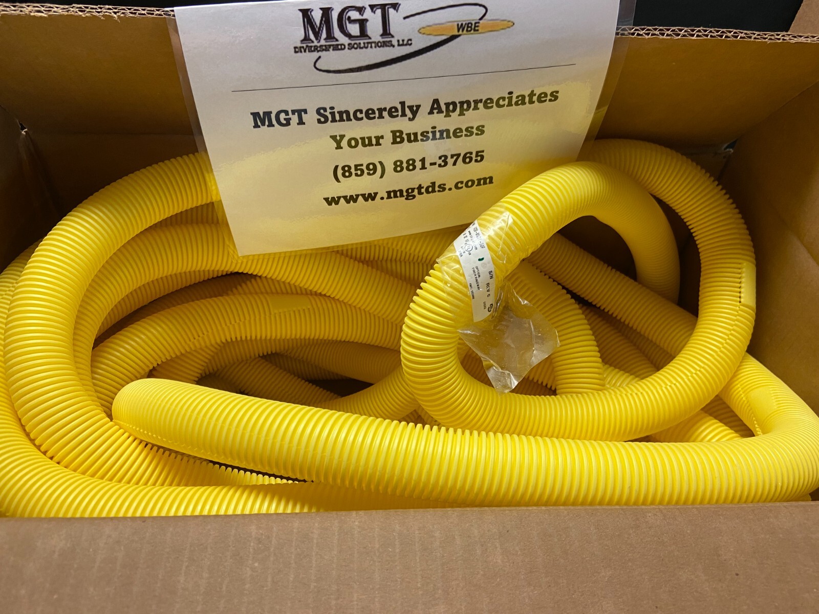 ADC/COMMSCOPE / FIBERGUIDE / FGS-MLDY-50F / 1" SLOTTED FLEX TUBING / 50FT