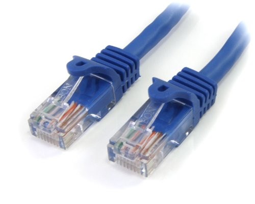 StarTech 100 ft Blue Snagless Cat5e UTP Patch Cable (RJ45PATCH100)