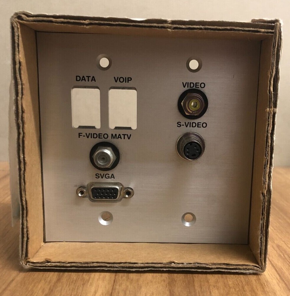 Panel Crafters Wall Plate (F-Video MATV, SVGA, Video, S-Video)