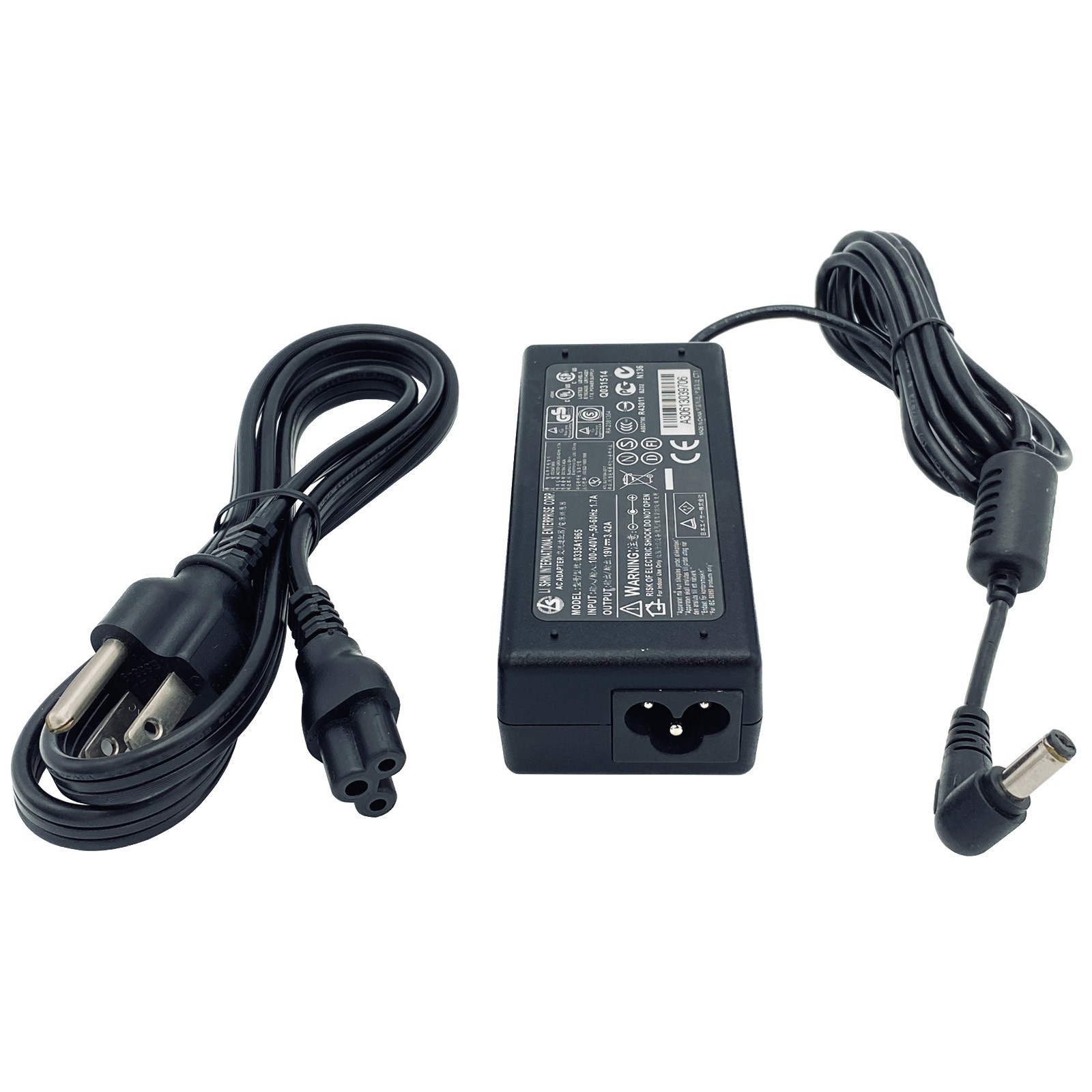 Genuine Li Shin 65W AC Power Supply for Gateway MD7818U MD7820U Notebook
