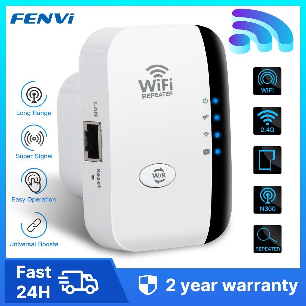 Fenvi 300mbps Wireless Wifi Repeater Remote Wifi Extender Wifi Amplifier 802.11n