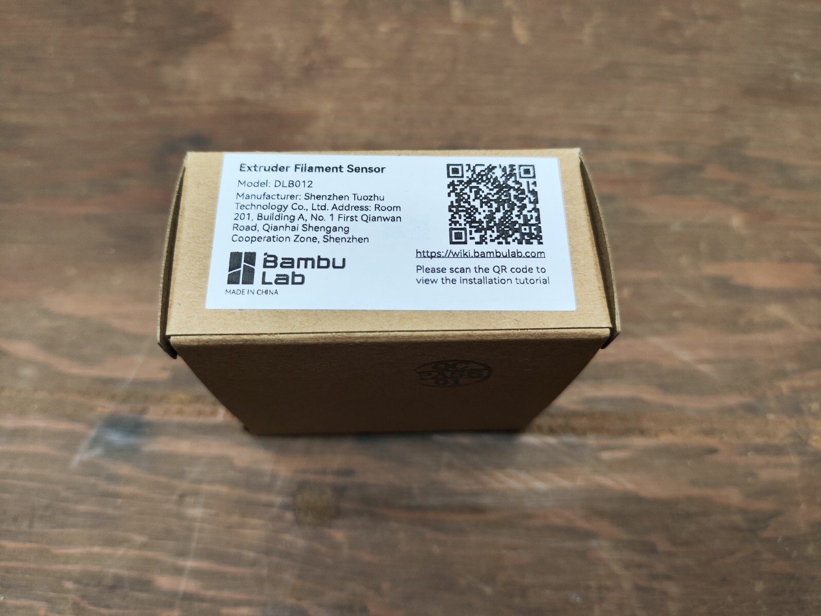 OEM Bambu Lab Extruder Filament Sensor P1P P1S 3D Printer Parts DLB012