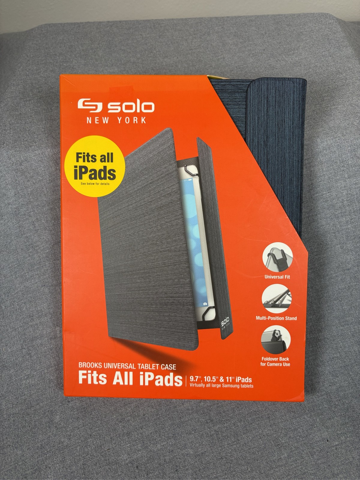 Solo New York Brooks Universal Tablet Case for 9.7 10.5 11 inch iPads