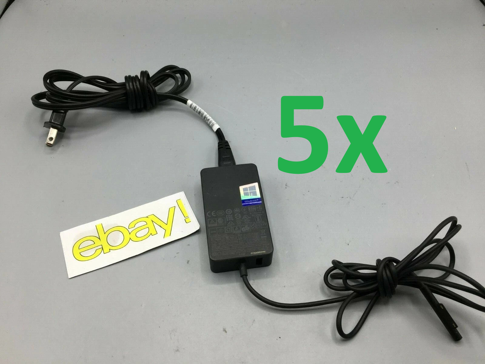 5x Genuine Microsoft Surface Pro 3 4 5 6 Charger Model 1800 15V 44W Free SH