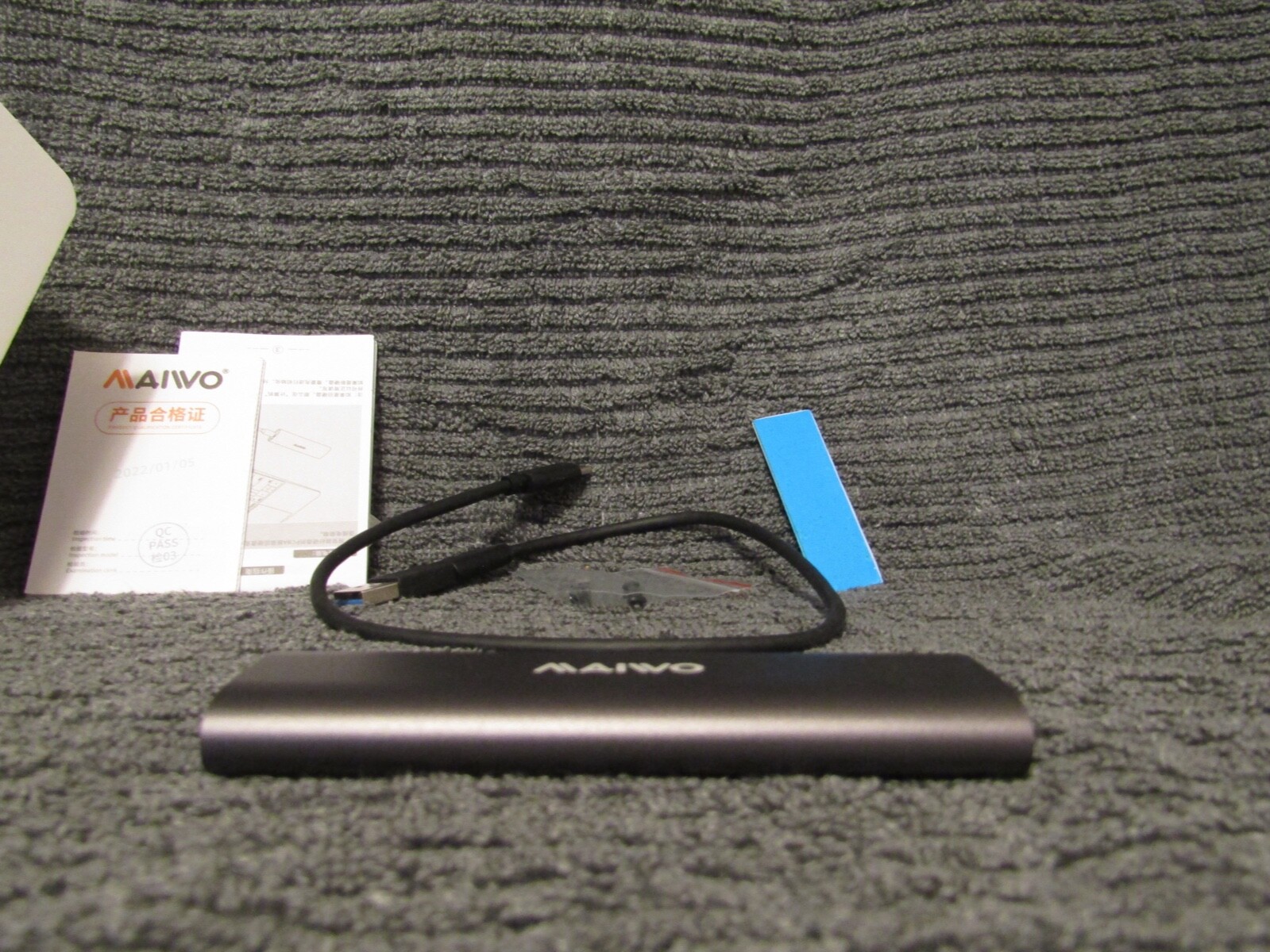 MAIWO External USB C Hard Drive Enclosure Adapter for M.2 NVME