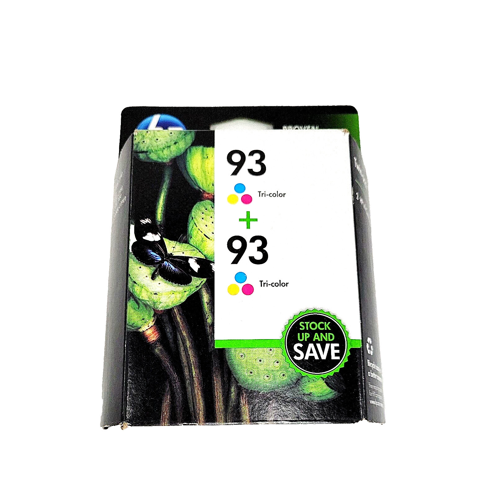 Two 93 Tri-color Printer Ink Cartridges C9513FN NEW