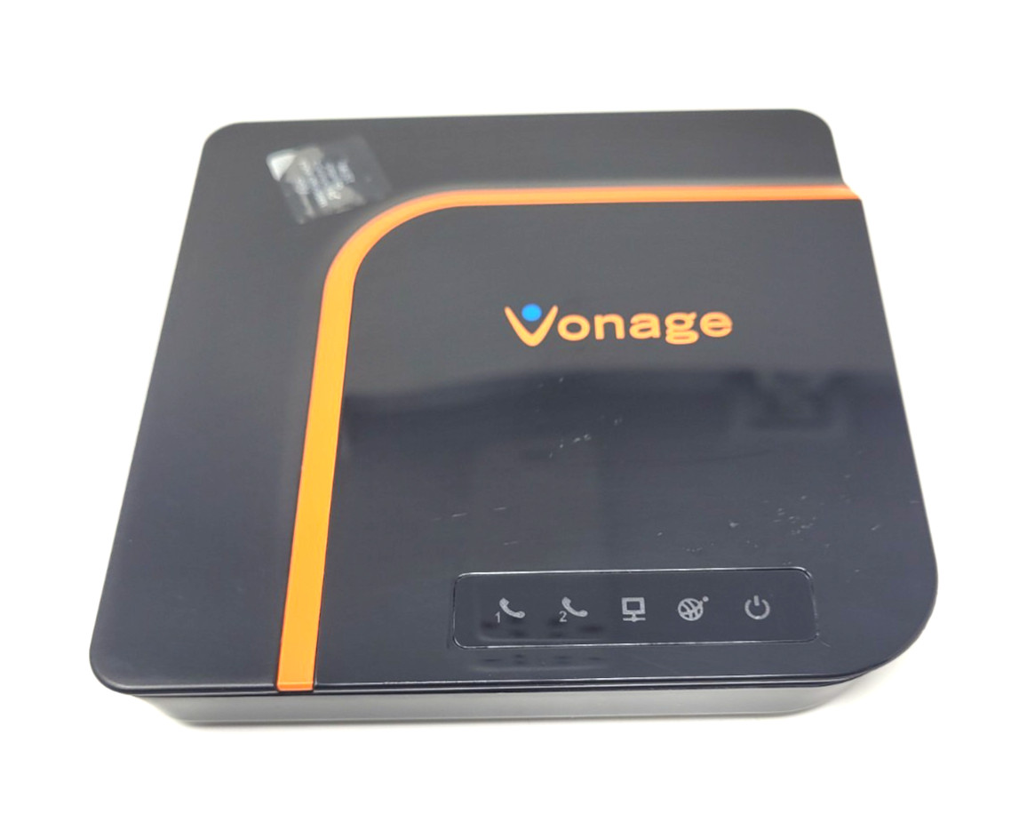 Vonage VDV22-VD Digital Phone Service Adapter + Power Supply (Not Working)