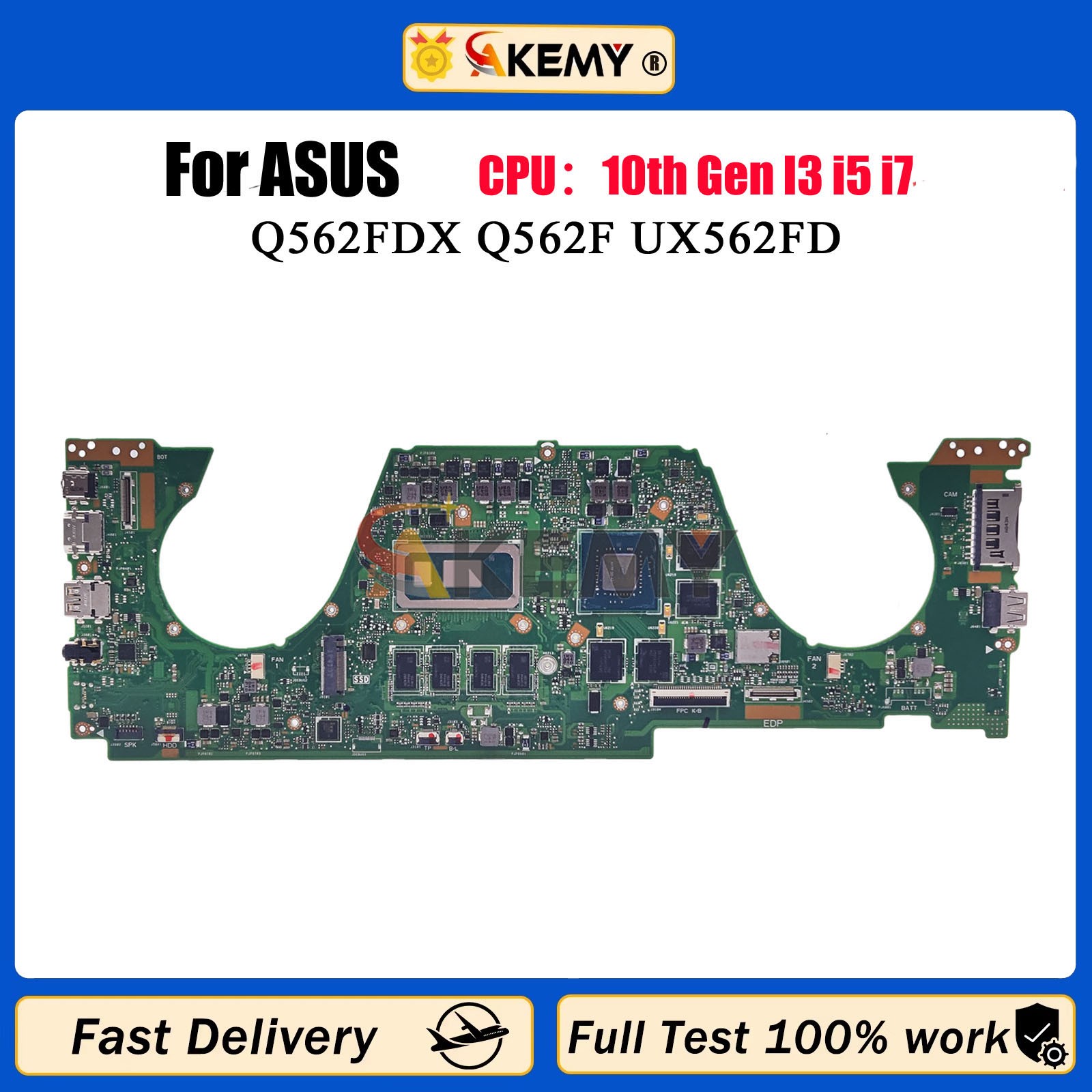 UX562FD Laptop Motherboard For ASUS UX562FAC UX562FA UX562F Q526FA/FAC Q562FDX