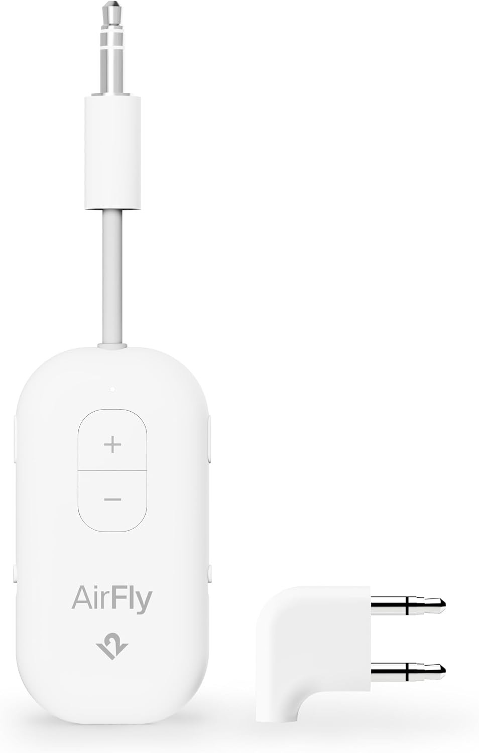Airfly Pro 2 Deluxe, Wireless Bluetooth Adapter, White