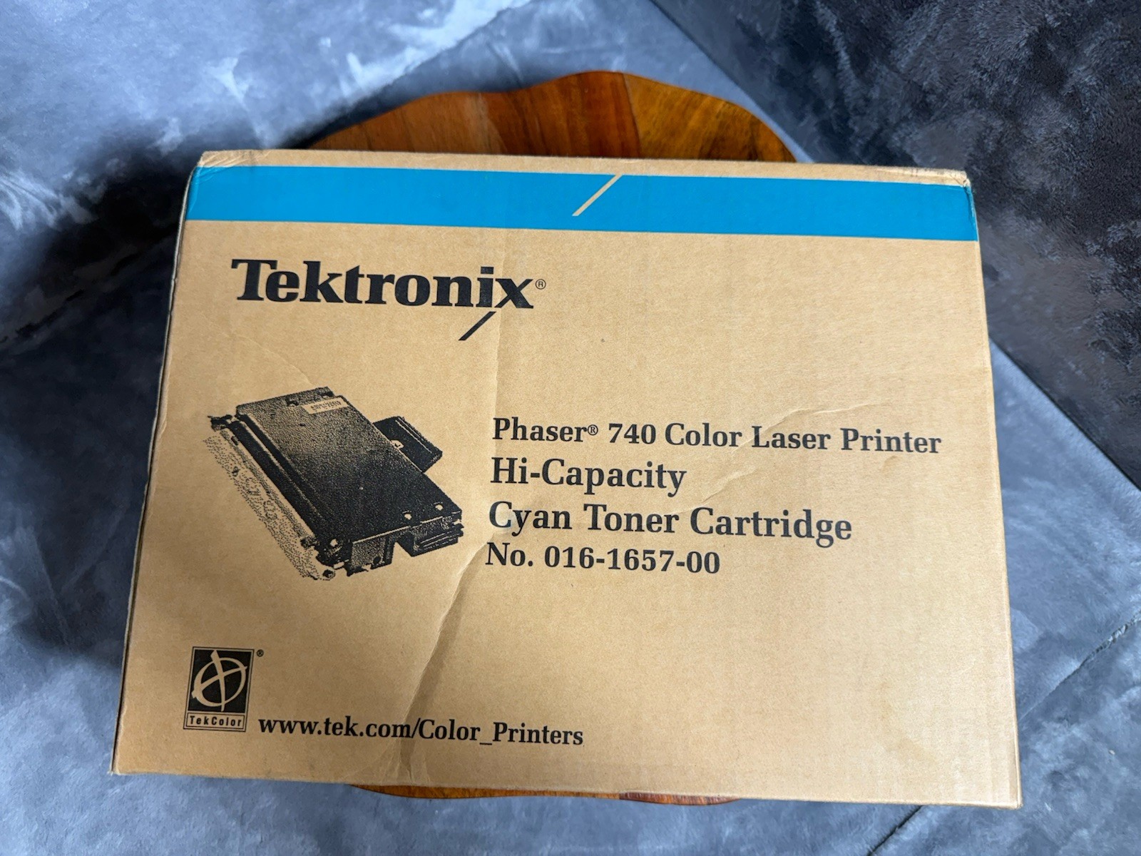 TEKTRONIX PHASER 740 COLORSTIX HI CAPACITY CYAN TONER CARTRIDGE~016-1657-00