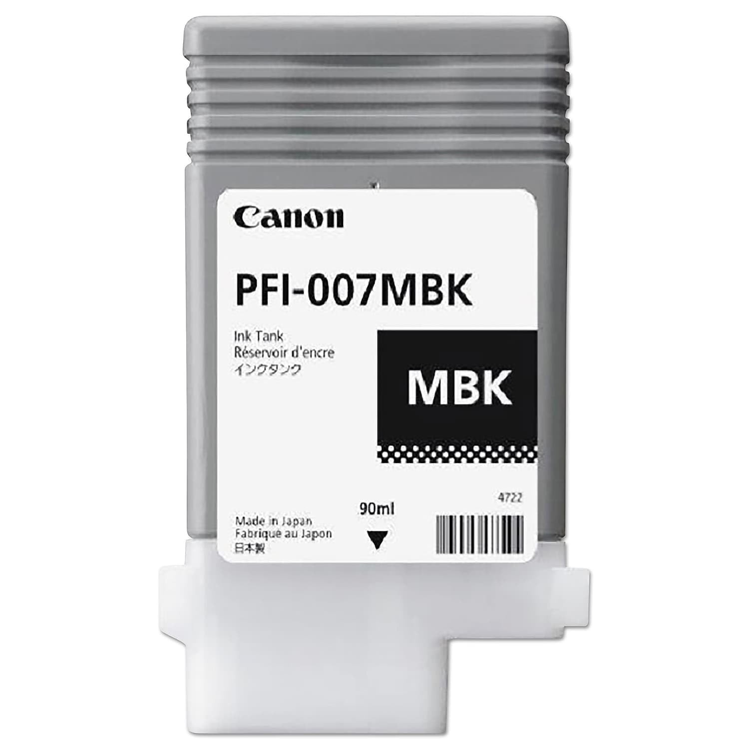 Canon PFI-007MBK Original Ink Cartridge - Matte Black (2142c001aa)