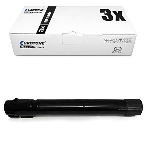 Eurotone 3-Pack Black Toner Cartridge Compatible with Xerox 106R01147+106R1147