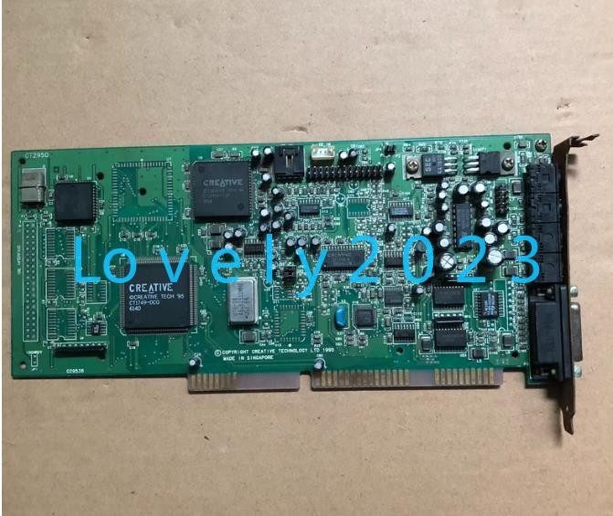 1pc used CREATIVE SOUND BLASTER 16 CT2950 ISA Card
