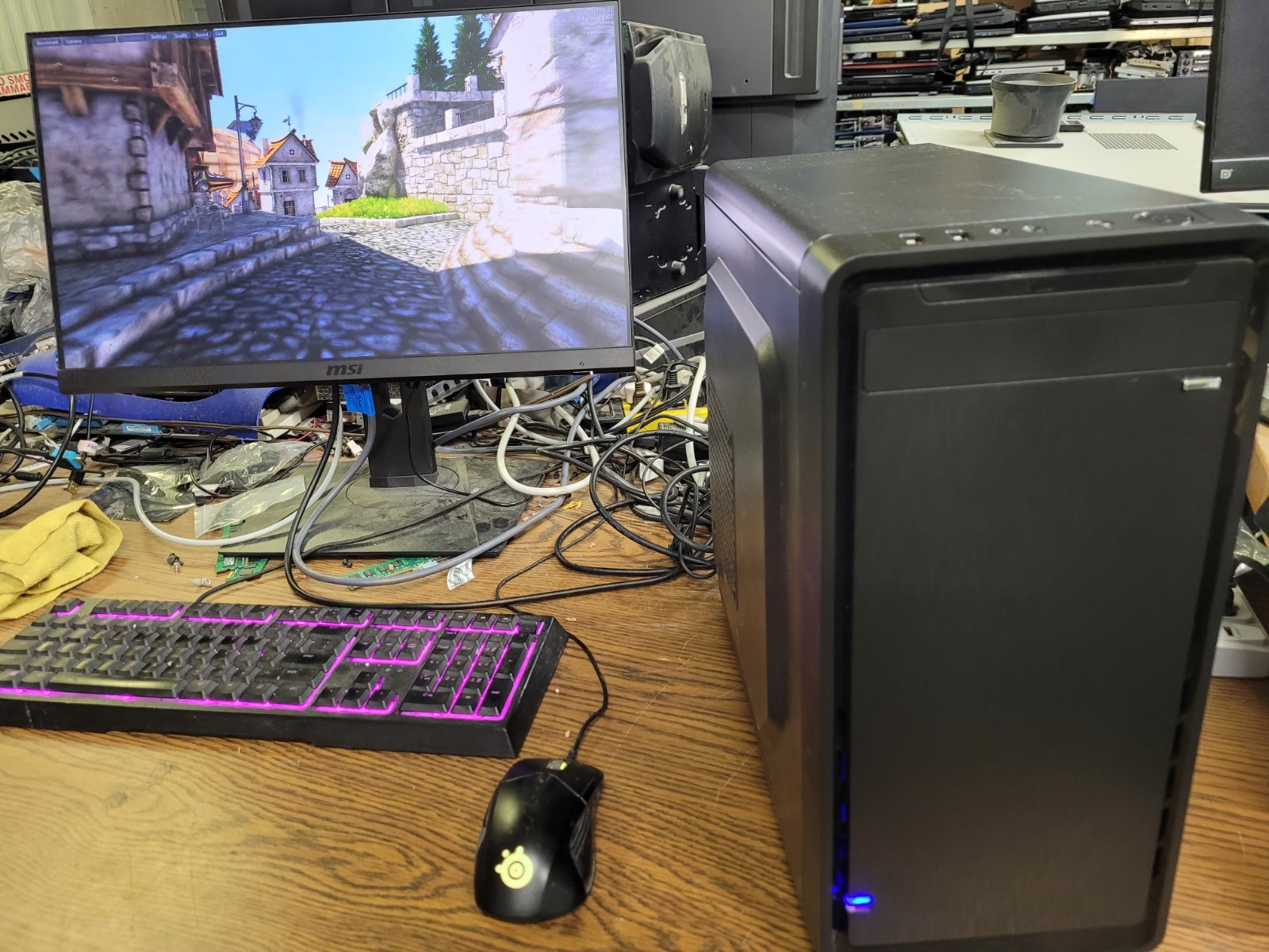 Custom Retro Gaming PC AMD FX 8350, 16GB RAM GTX 950 256GB SSD WIN 7 Ultimate