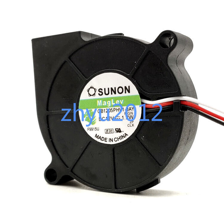 100% Test 1pc SUNON GB1205PHV1-8AY 5015 5CM 12V 1.2W 3-wire Blower Cooling Fan