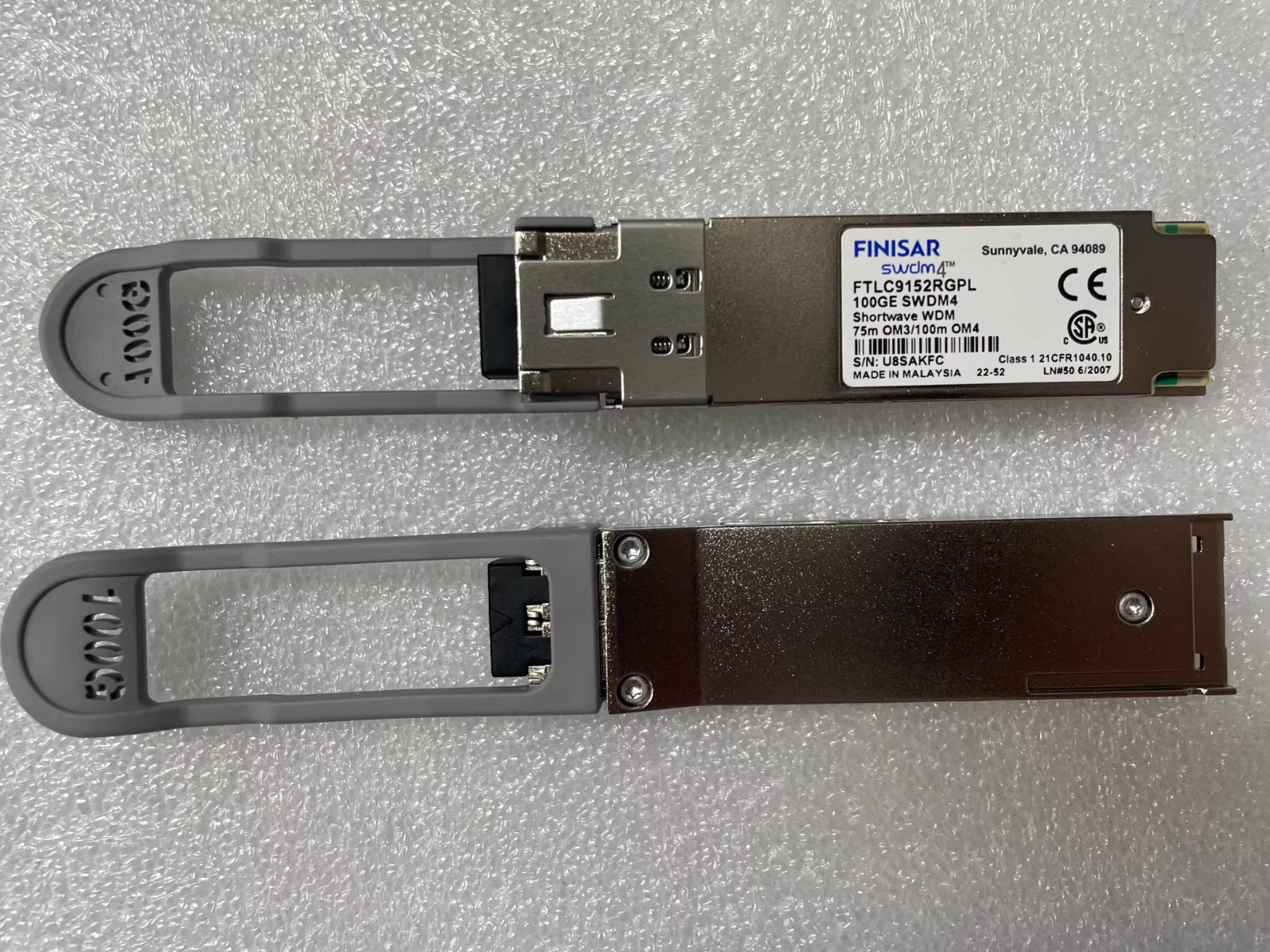 1PC Finisar FTLC9152RGPL 100G 100m SWDM4 QSFP28 LC MMF Transceiver Module