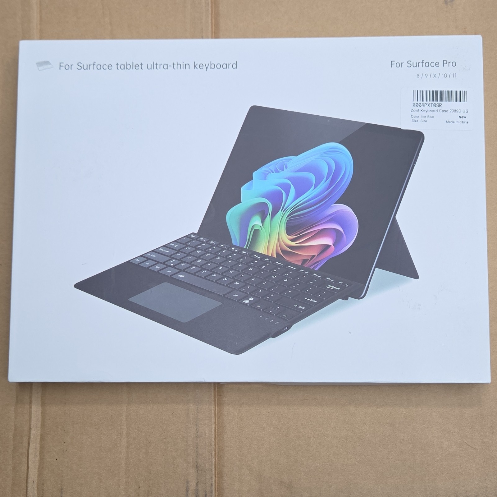 🆕 NEW Backlit Keyboard for Surface Pro 11 10 9 8 X 13" Bluetooth Touchpad Black