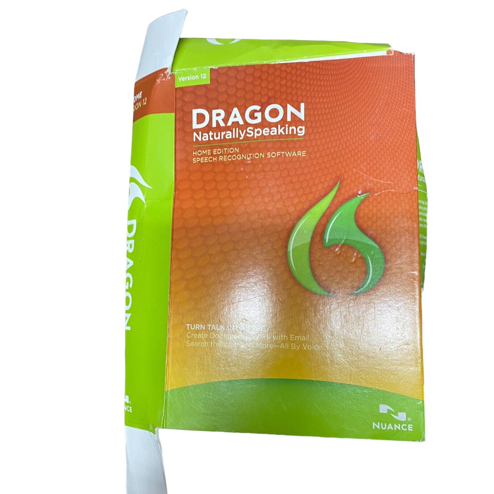 Dragon Naturally Speaking Home Version 12 Speech Recognition Software