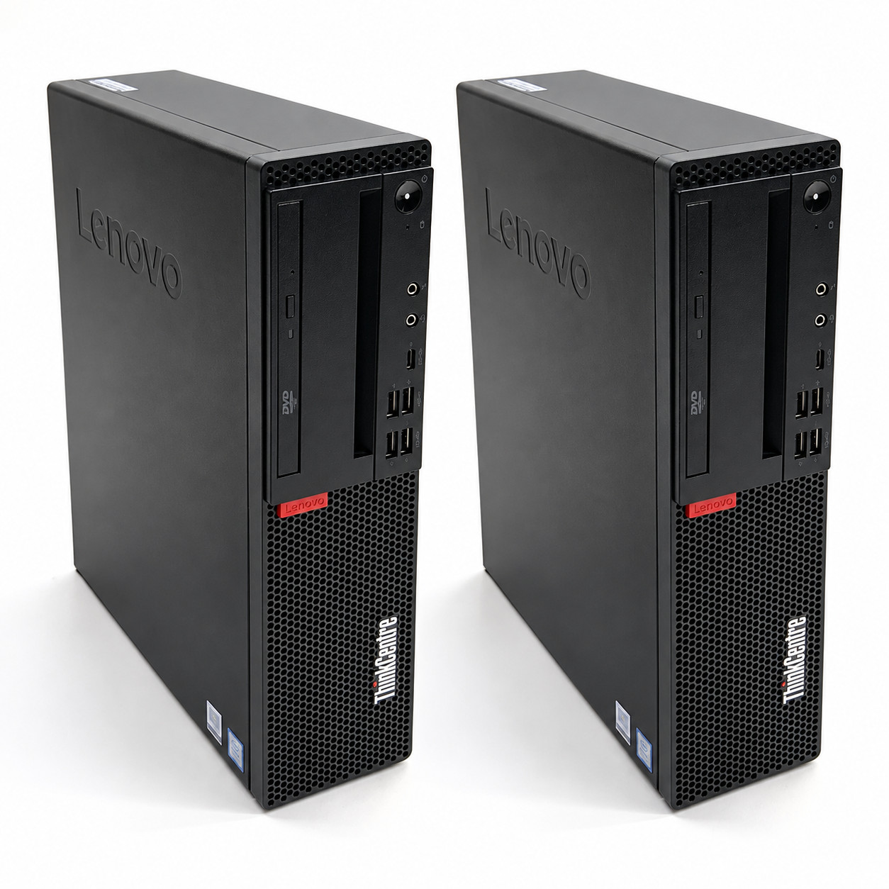 Lot of 2 Lenovo thinkCentre M720s SSF 256 SSD, Intel i5-9400, 16GB RAM Win 11