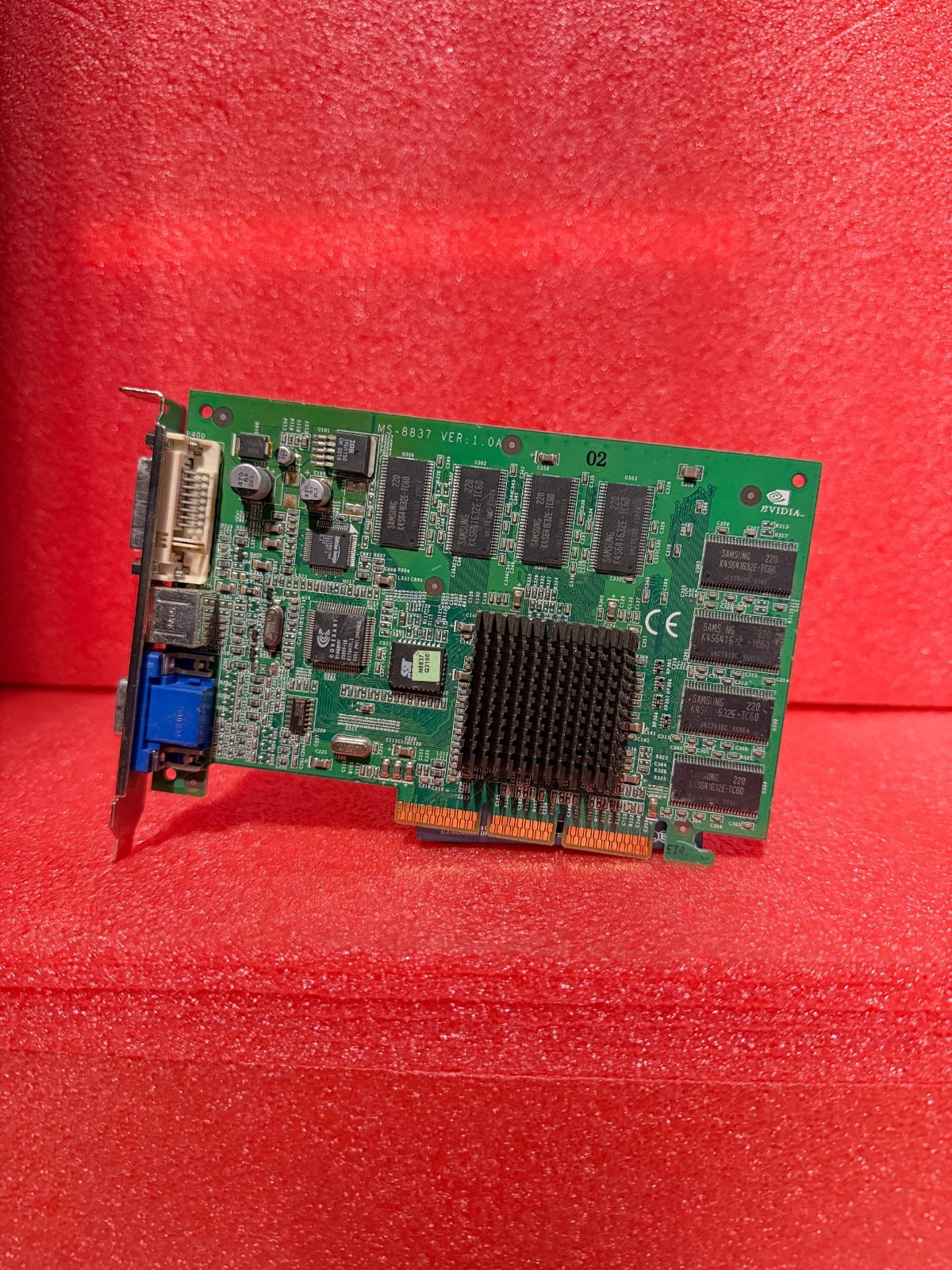 NVIDIA GeForce Micro-star MS-8837 Ver 1.0a AGP DVI VGA Video Card
