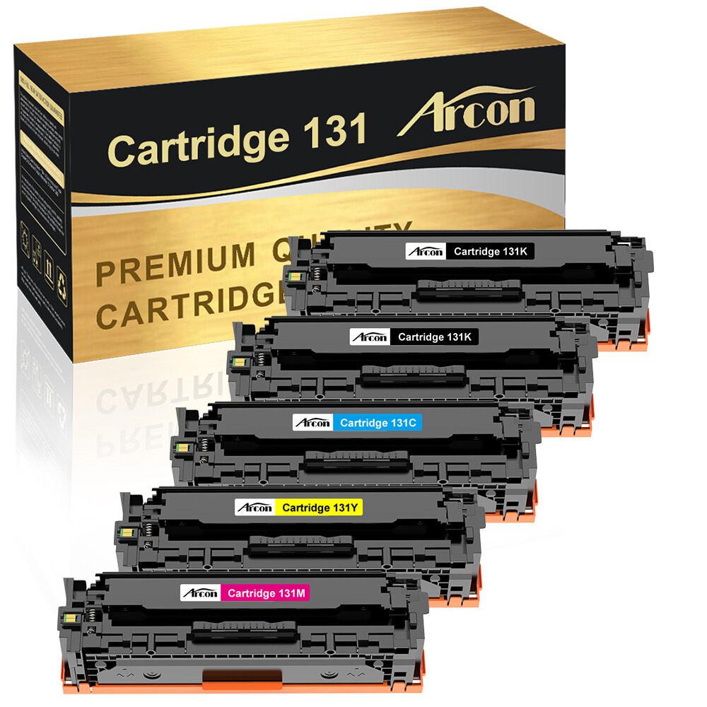 5 PK CRG-131 H BYCM SET Laser Toner For Canon ImageCLASS MF8280Cw MF624Cw 628Cw