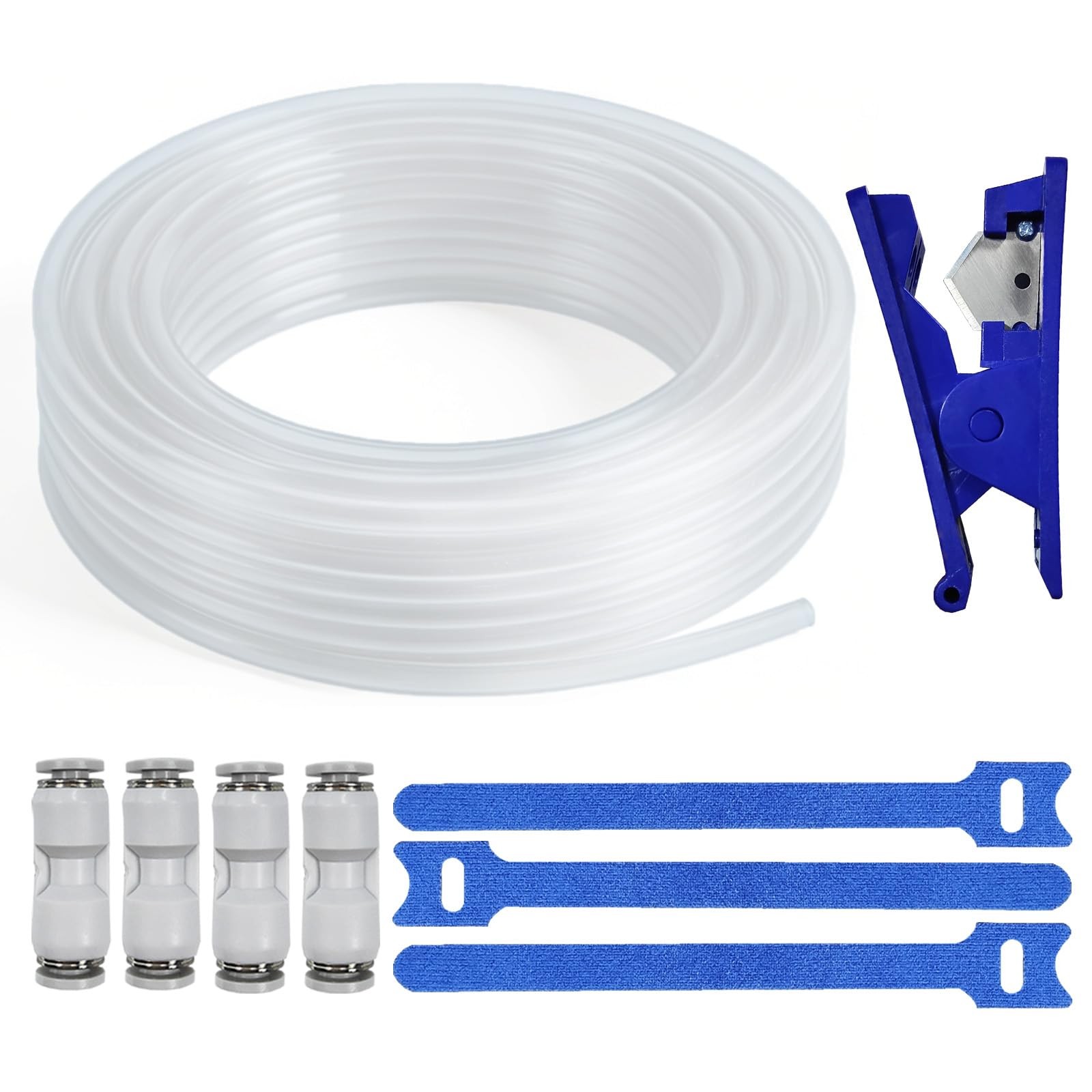 10m PTFE Tube Kit 2.5mm ID x 4mm OD, for Bambu Lab AMS X1/P1P/A1 JUYI