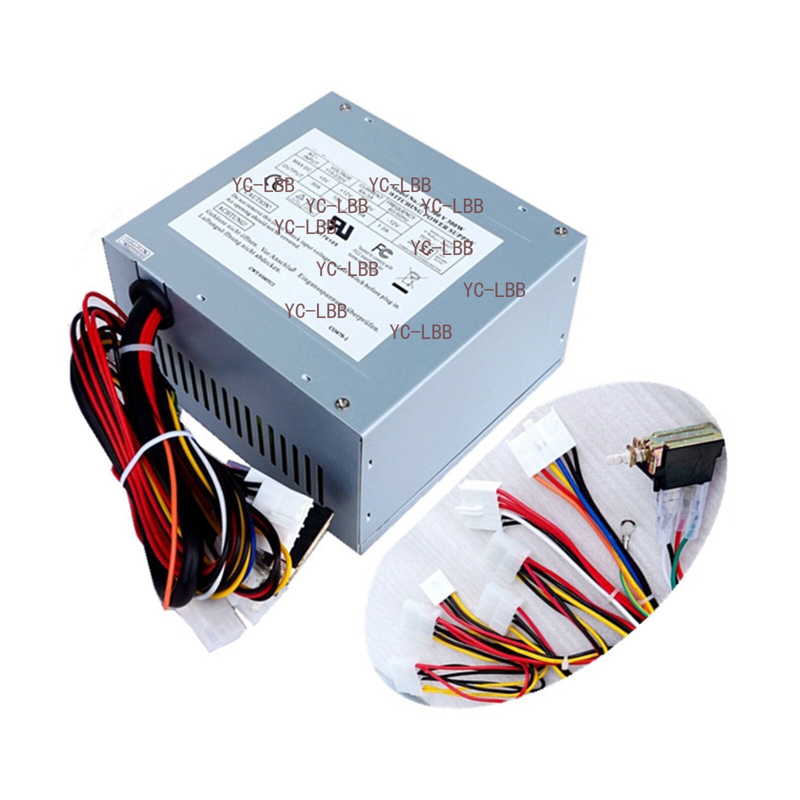 New For ANTEC Old-style Industrial Computer AT 300W Power Supply 140*150*86mm