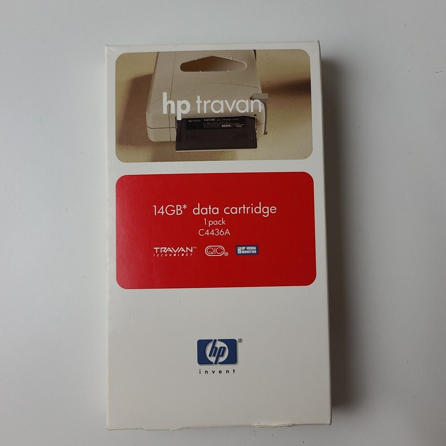 HP Travan 14GB 2:1 Compression Data Cartridge C4436A Factory Sealed NOS