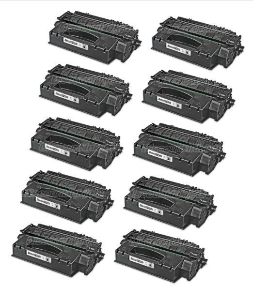 10 X Toner Cartridges  for HP LaserJet P2055d P2055dn Printer CE505X HP 05X 