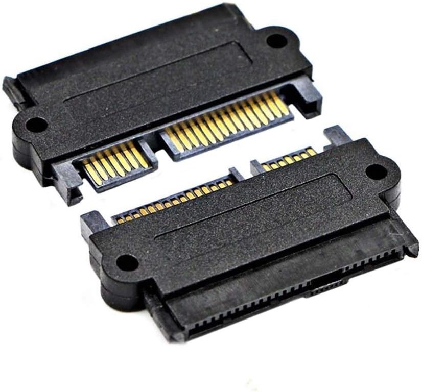 Wixine 2Pcs Main Board Small Port SAS Hard Disk Adapter SFF-8482 to Black 