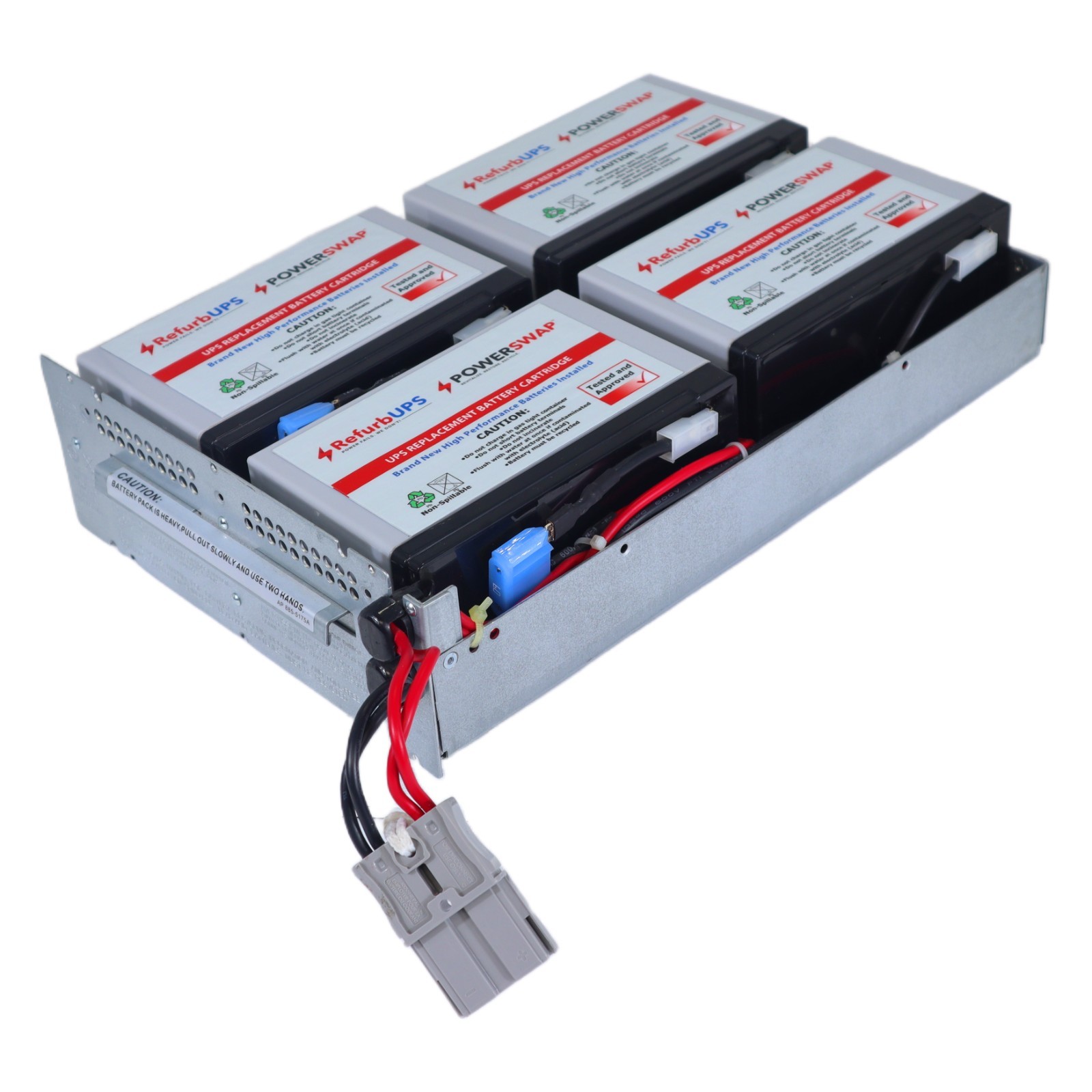 APC RBC157 SMT1000RM2UC Battery Cartridge With New Batteries - Install Ready