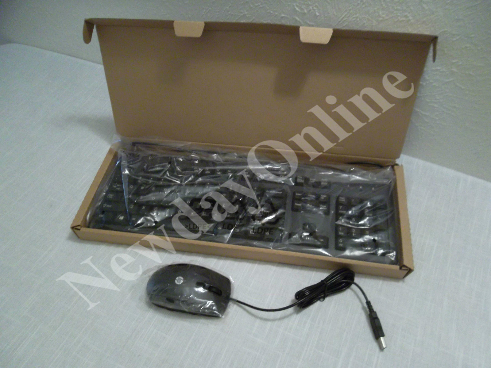 HP Black Multimedia USB Keyboard 672647-003 SK-2015 +Mouse M0DGU0 505062-001 NEW