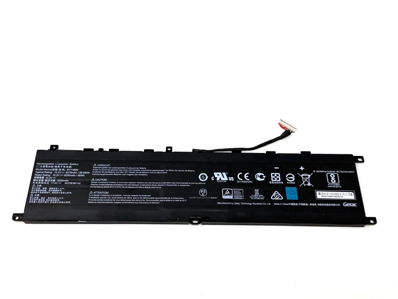 Genuine OEM MSI Creator 15 A10SFS A10SE Stealth Raider GE6 GE76 Battery BTY-M6M