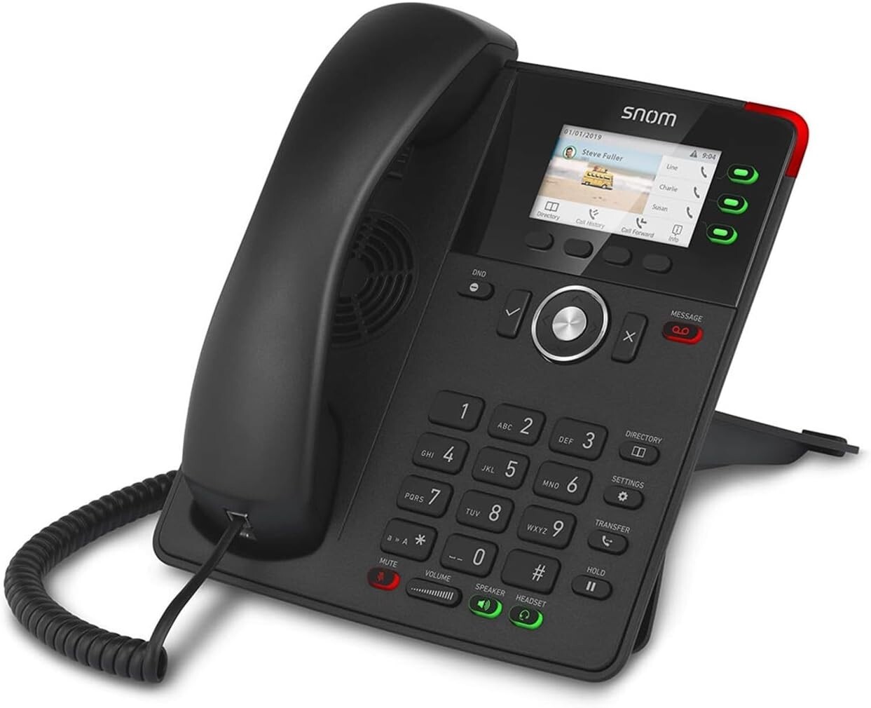 Snom D717 SIP Black Desk Phone NEW IN BOX