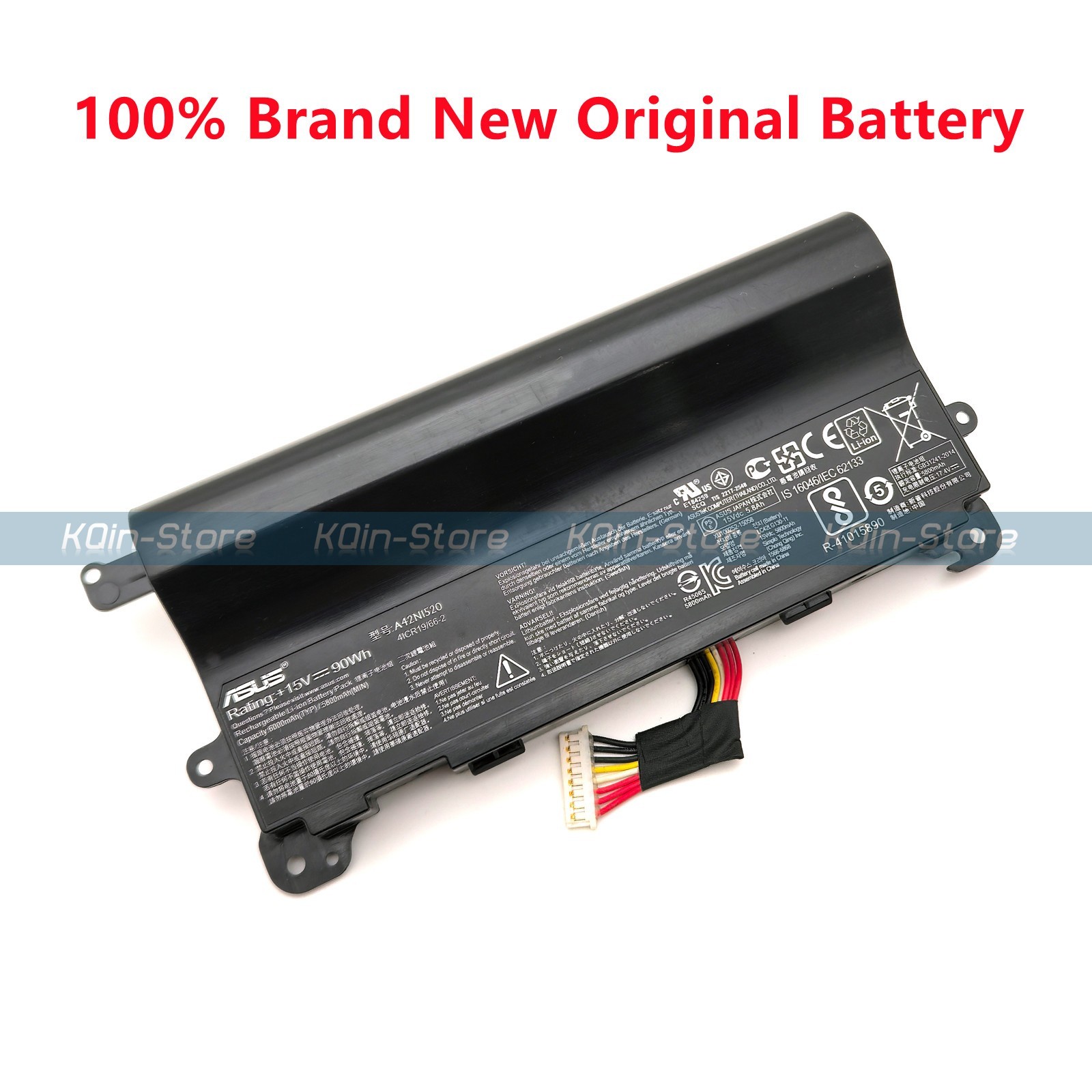 New Genuine A42N1520 Battery for Asus ROG GFX72 G752VS G752VY G752VY-1A GFX72V