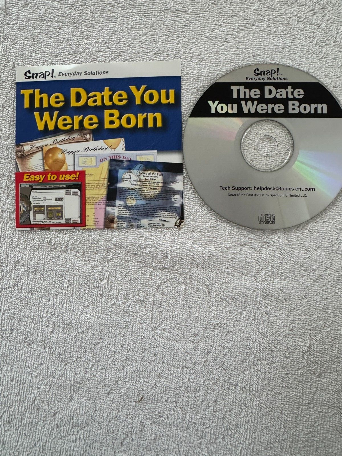 The Date You Were Born (PC 2001) - CD ONLY W/JEWEL CASE INSERT