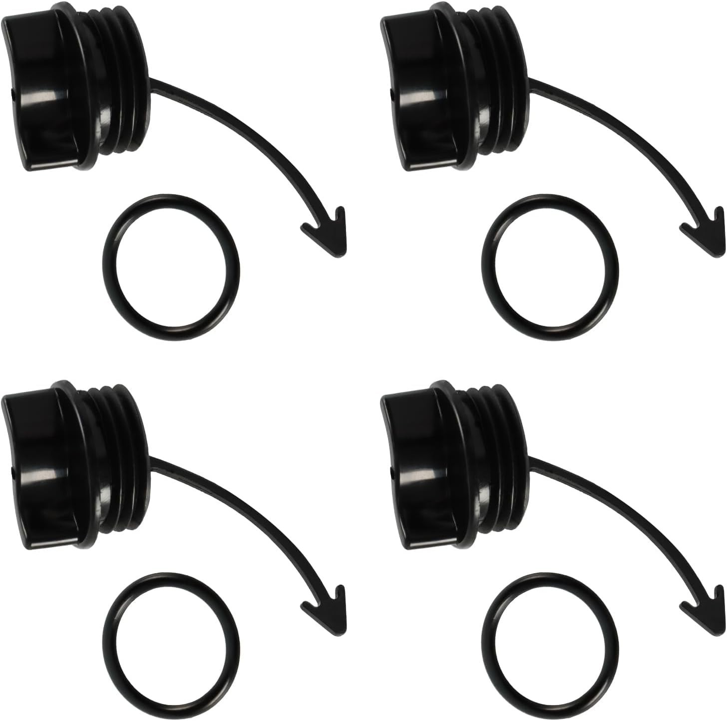 4 PCS Drain Plugs Compatible with RXT GTI GTX GTR LTD GTS Wake 130 155 Spark 900