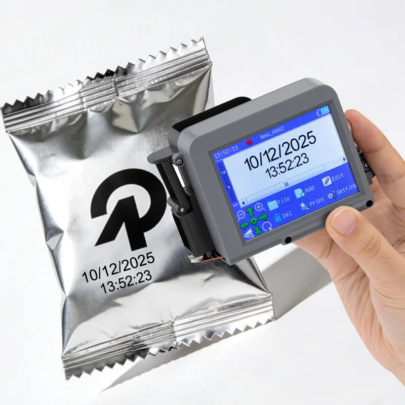 12.7mm Date Logo Plastic Bottle Portable Mini Thermal Handheld Inkjet Printer