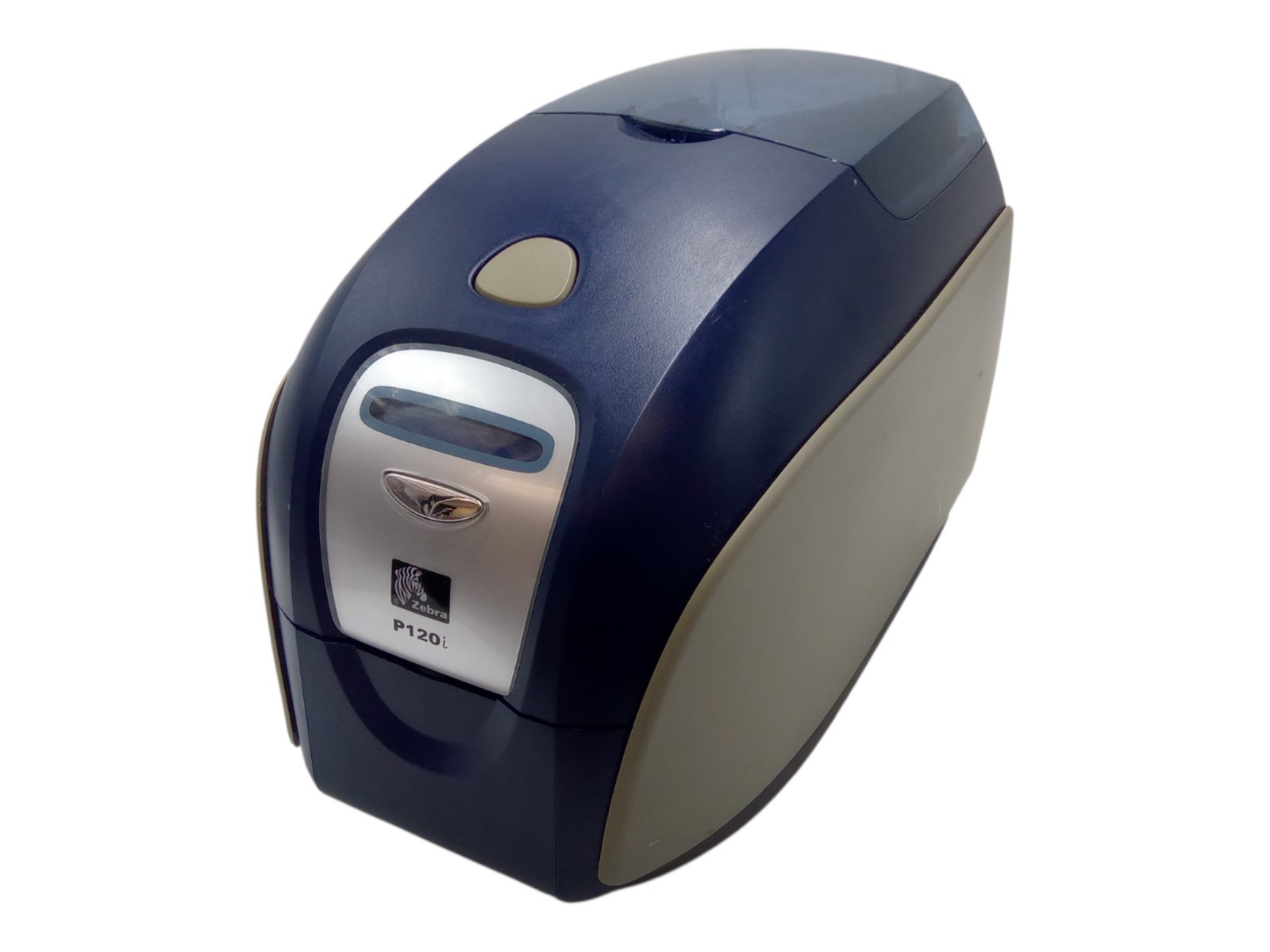 Zebra P120i Color ID Card Thermal Printer-( Powers On )-UNTESTED-FOR PARTS