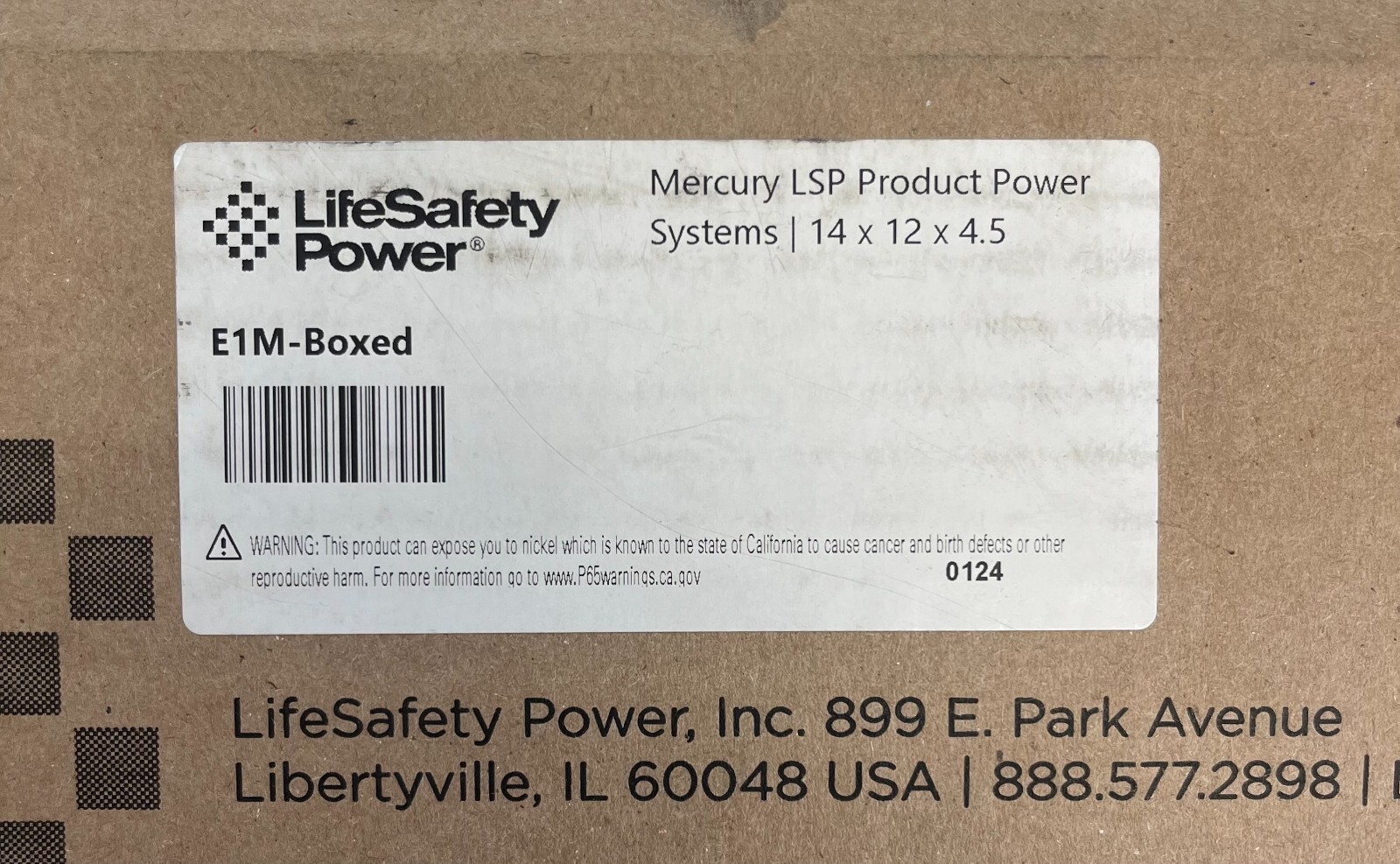 LifeSafety Power E1M- Boxed