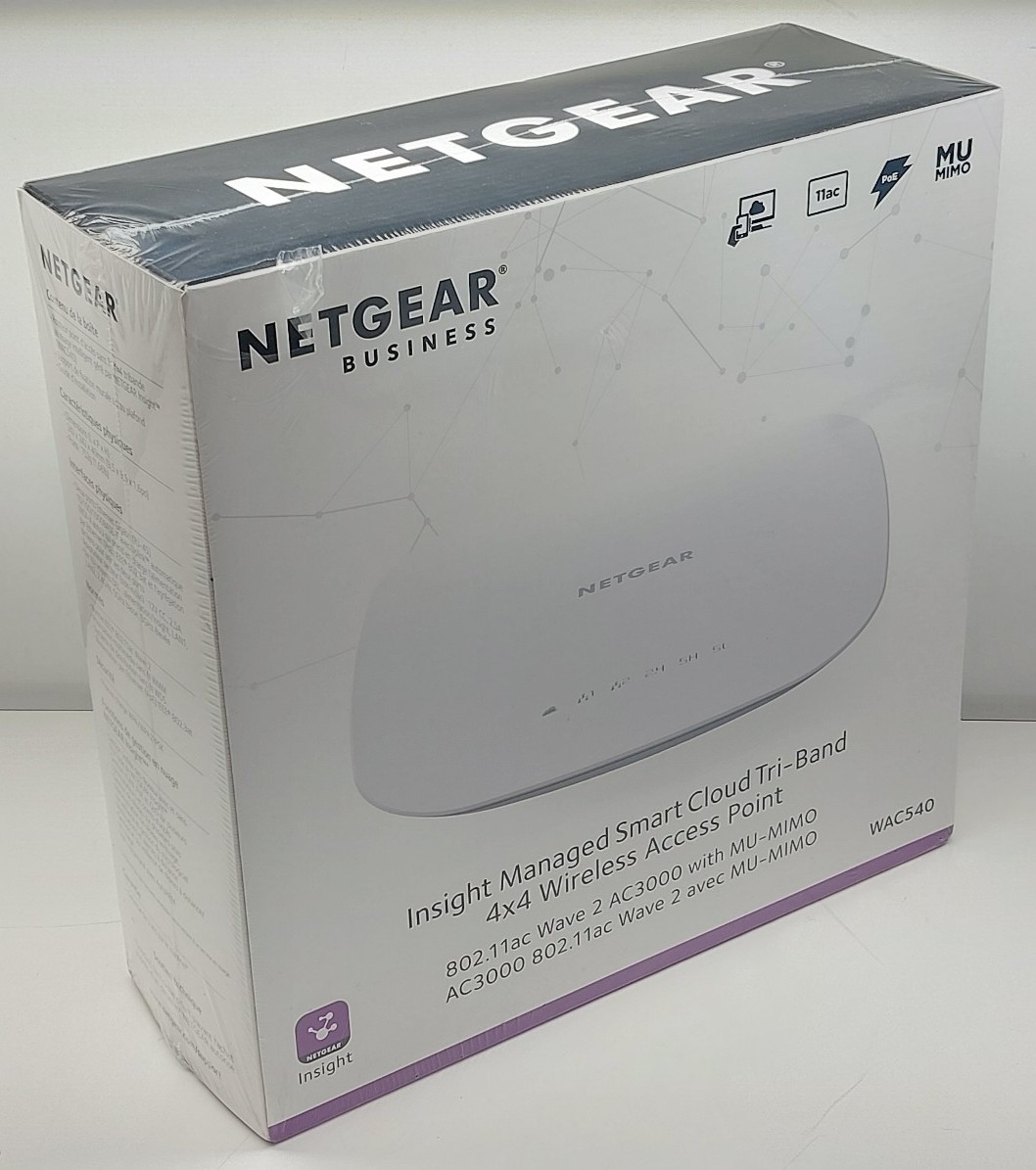 Netgear Insight Managed Smart Cloud Tri-band Wireless Access Point WAC540
