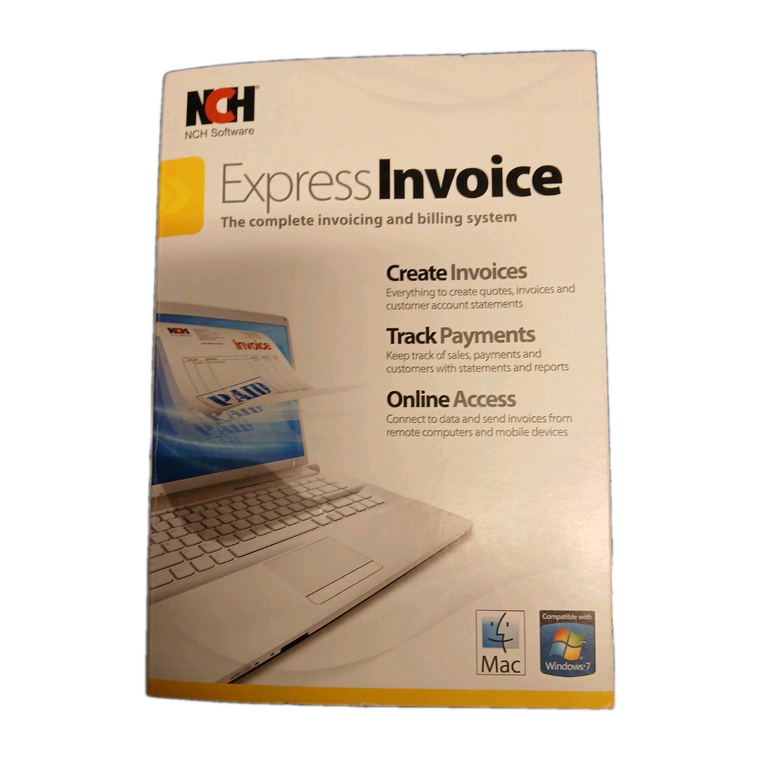 Express Invoice Invoicing Software Manage invoices NCH Software MAC READ