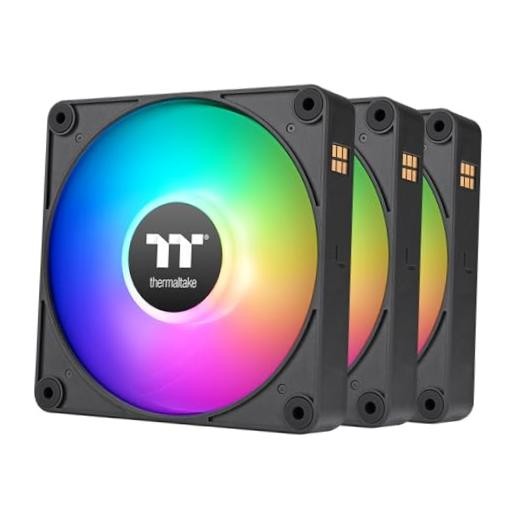 CT120 EX ARGB Sync PC Cooling Fan (3-Fan Pack), Magnetic 120mm Black Standard