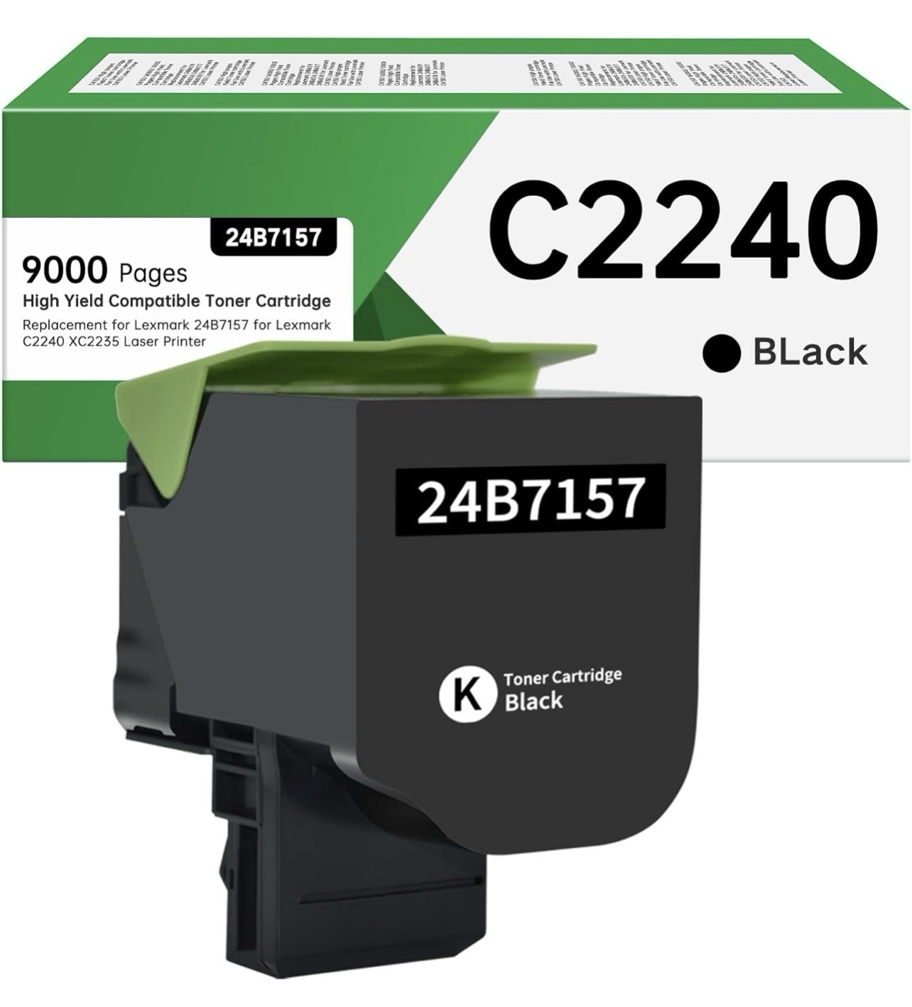 24B7157 Black Toner Cartridge Compatible for C2240 XC2235 Laser Printer