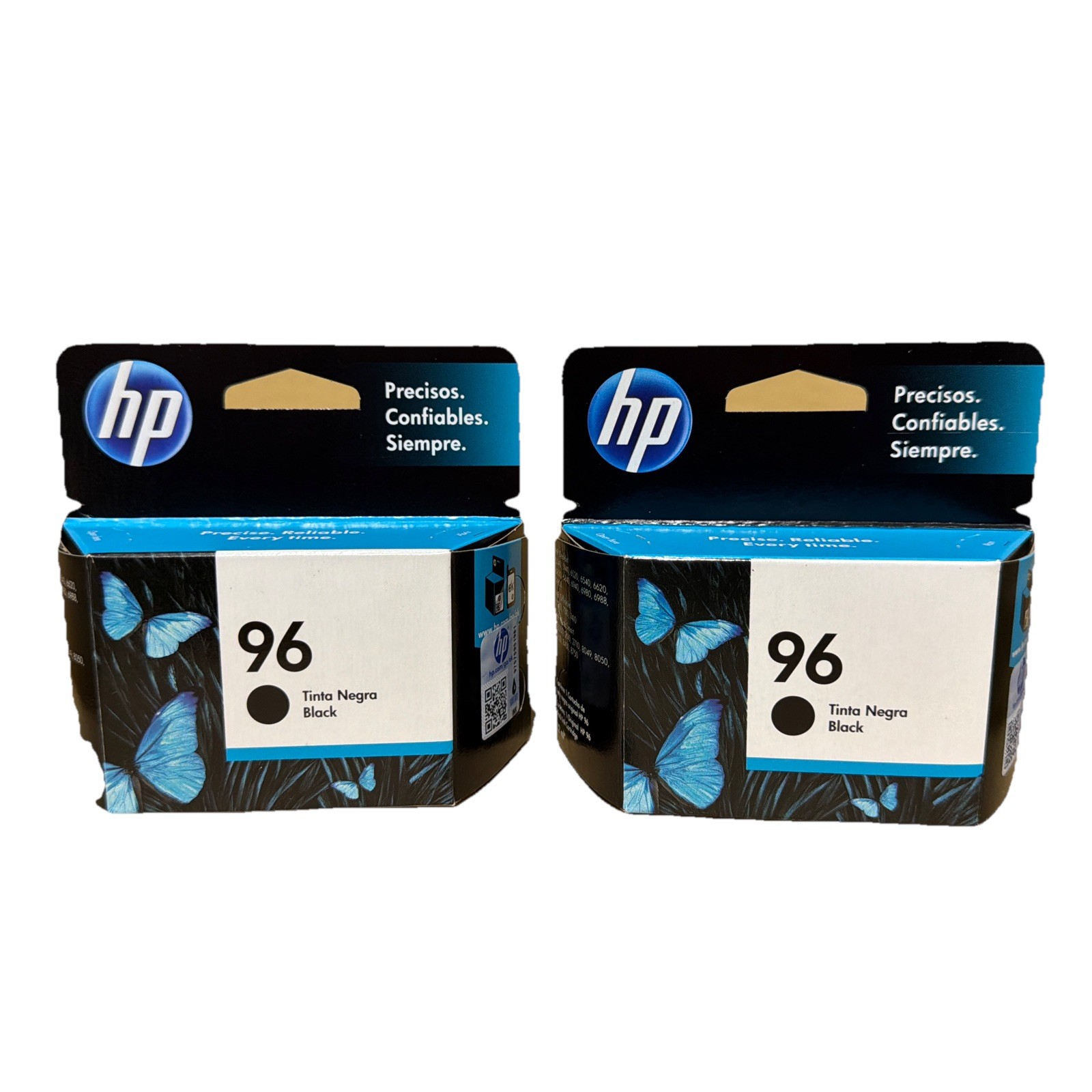 2 Pcs HP 96 Black Ink Cartridge New Genuine OEM C8767WN / BEST DATE ON EBAY 2021