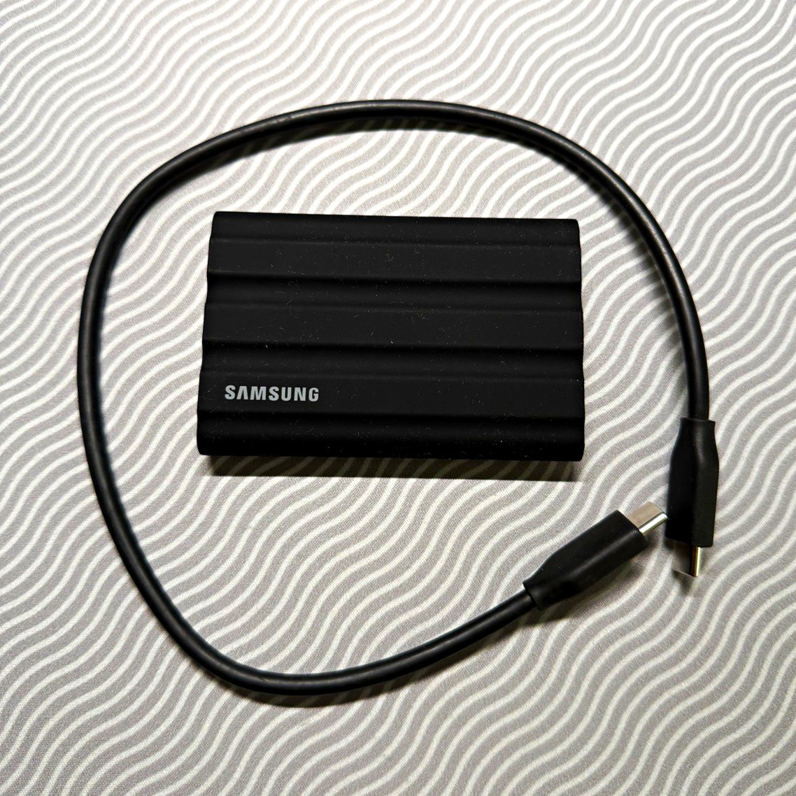 Samsung T7 Shield 2TB Portable External SSD USB-C Black MU-PE2T0S