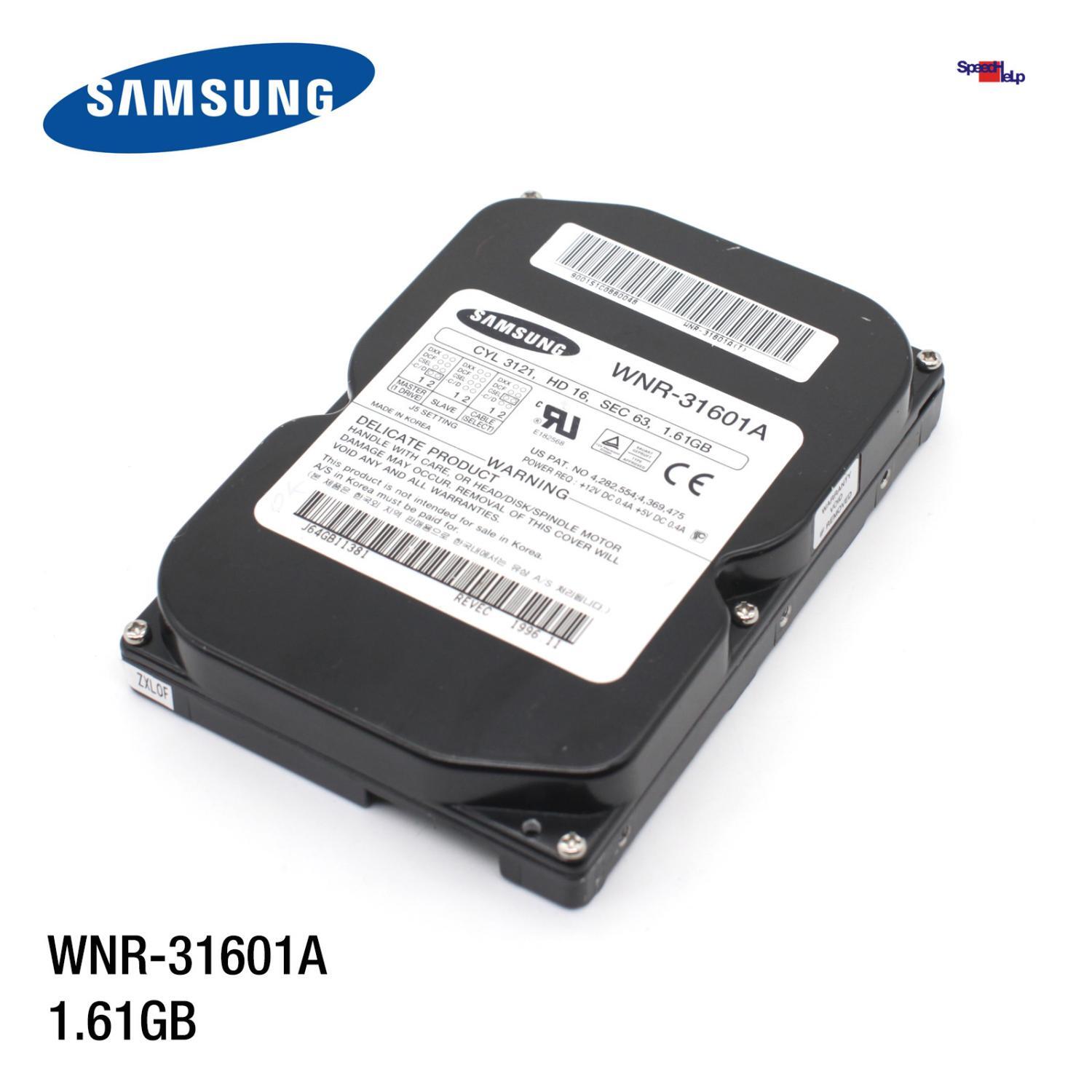 IDE ATA HDD SAMSUNG WINNER WNR-31601A 1.61GB Drive Festplatte Hard Disk Drive